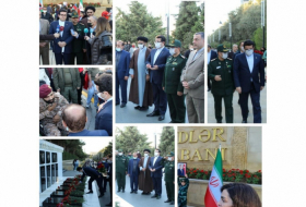   سفير إيران في باكو يزور حارة الشهداء  