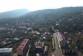   منظر جوي لمدينة شوشا -   فيديو    