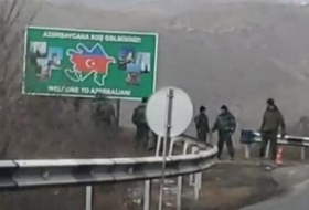   حرس الحدود الأذربيجانيون نصبوا نقطة تفتيش على طريق قافان  