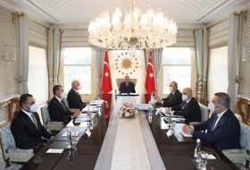   أردوغان يستقبل شاهين مصطفاييف  