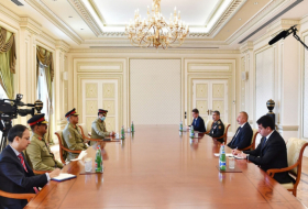 الرئيس الأذربيجاني يستقبل قائد القوات البرية الباكستانية 