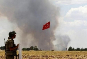 حريق ضخم في منطقة عسكرية تركية قرب سوريا

