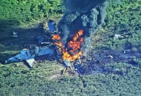 تحطمت طائرة عسكرية في أمريكا- مقتل 16 شخصا- فيديو
