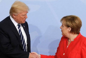 ترامب وميركل يدعمان محادثات الولايات المتحدة والاتحاد الأوروبي حول إزالة الحواجز التجارية