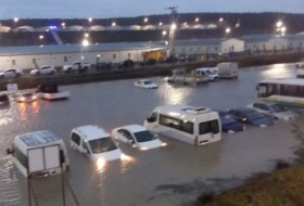 تركيا: الأمطار تُغرق مطار إسطنبول الجديد
