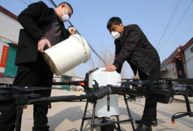 الصين تستعين بطائرات مسيّرة وروبوتات لمكافحة فيروس كورونا