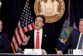 حاكم ولاية نيويورك يجري اختبار كورونا على شاشة التلفزيون