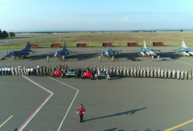  وصول طائرات F-16 التركية إلى أذربيجان - فيديو 