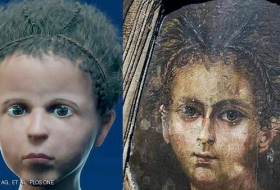 العلماء ينجحون بإعادة بناء وجه مومياء طفل مصري بدقة