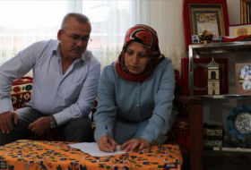   قطعت عائلة الشهيد مسافة 140 كم لدعم أذربيجان  