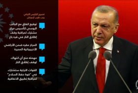   أردوغان يعلن عن مركز تركي روسي وقوة سلام بقره باغ  