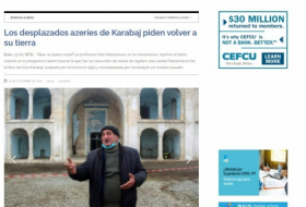 صحيفة إسبانية تكتب عن النازحين الأذربيجانيين