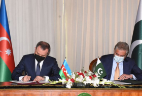   توقيع على اتفاقية بين اذربيجان وباكستان  