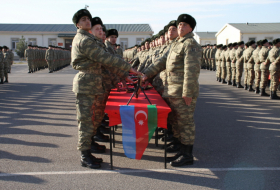   انعقاد حفل أداء اليمين للجنود الأذربيجانيين -   صور    