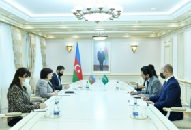  رئيسة المجلس الوطني تلتقي بسفير المملكة العربية السعودية لدى أذربيجان 