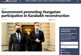     وزير الخارجية المجري:   نؤيد وحدة أراضي أذربيجان  
