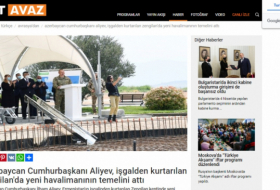   زيارة الرئيس لكاراباخ على وسائل الإعلام التركية  