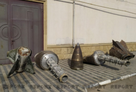  عرض بقايا صواريخ اسكندر في باكو ـ  صور  