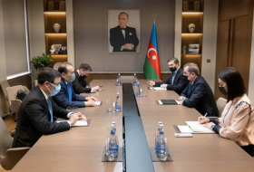    جيهون بيراموف يلتقي مع الأمين العام للمجلس التركي  