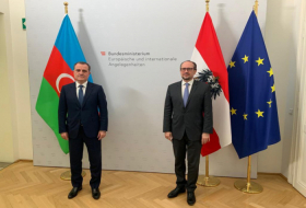  التقى وزيرا خارجية أذربيجان والنمسا 