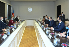  لقاء وزيري التعليم الأذربيجاني والتركي -  صور  