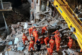انهيار جزء من فندق في مدينة سوتشو الصينية 