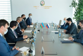   ناقشت أذربيجان وكازاخستان قضايا تنفيذ المشاريع المشتركة -   صور    