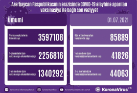     أذربيجان:   تطعيم 85889 شخص بلقاح كورونا خلال 30 يونيو  