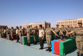  في الجيش الأذربيجاني تقام مراسم حلف اليمين 