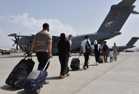   تم إجلاء أكثر من 200 مواطن تركي من أفغانستان  