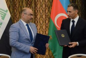   تم التوقيع على البروتوكول في باكو عقب نتائج الاجتماع الثاني للجنة المشتركة بين أذربيجان والعراق -  صور    