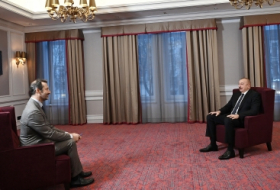   الرئيس إلهام علييف يدلي في بروكسل بحديث صحفي لجريدة أيل سوله 24 اوبه الإيطالية  