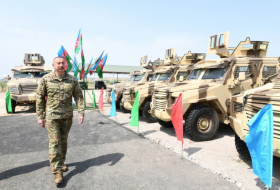   الرئيس إلهام علييف يحضر حفل افتتاح قاعدة عسكرية في بلدة هادروت  