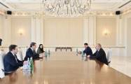  الرئيس إلهام علييف يلتقي المدير التنفيذي للجنة اليهودية الأمريكية والوفد المرافق له  