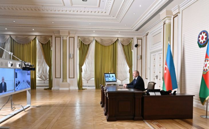   الرئيس إلهام علييف يلتقي الوزير الإيراني في المؤتمر المرئي  