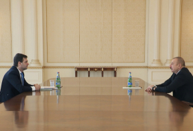  إلهام علييف يلتقي نائب رئيس وزراء مولدوفا  