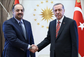 أردوغان يستقبل وزير الدولة القطري لشؤون الدفاع