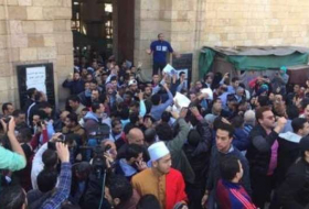 الجامع الأزهر يُغلق أبوابه أمام متظاهرى «القدس» - صور 