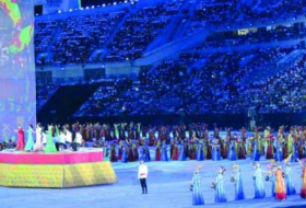 افتتاح مبهر لدورة الألعاب الآسيوية الخامسة بتركمانستان